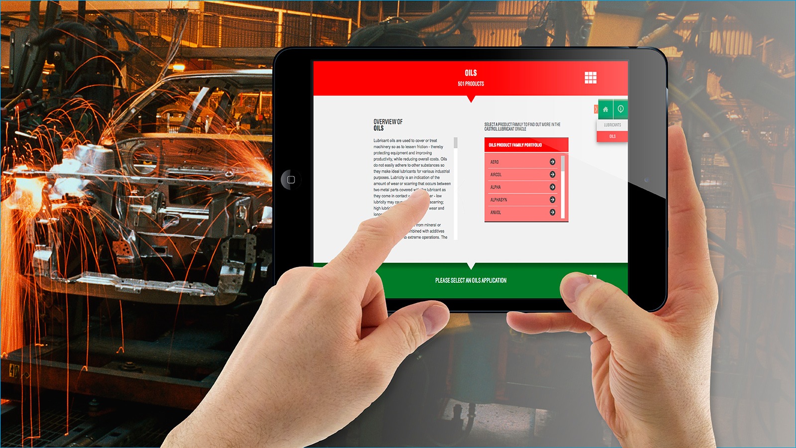 Servicii castrol product tools